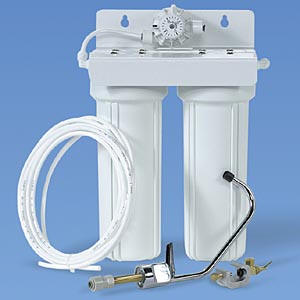 Undersink adsorptive cartridges